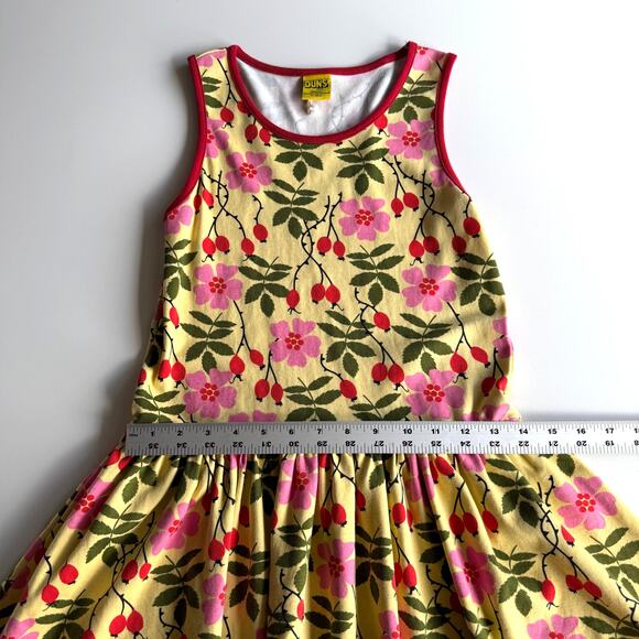 Duns Sweden Organic Cotton Skater Sleeveless‎ Cherries Circle Dress sz 12-13 - Picture 8 of 9